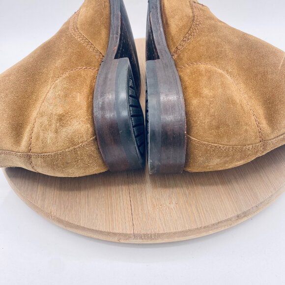 Frye Astor Boots Mens 9.5 Brown Suede Lace Up Chukka Ankle - Picture 10 of 11